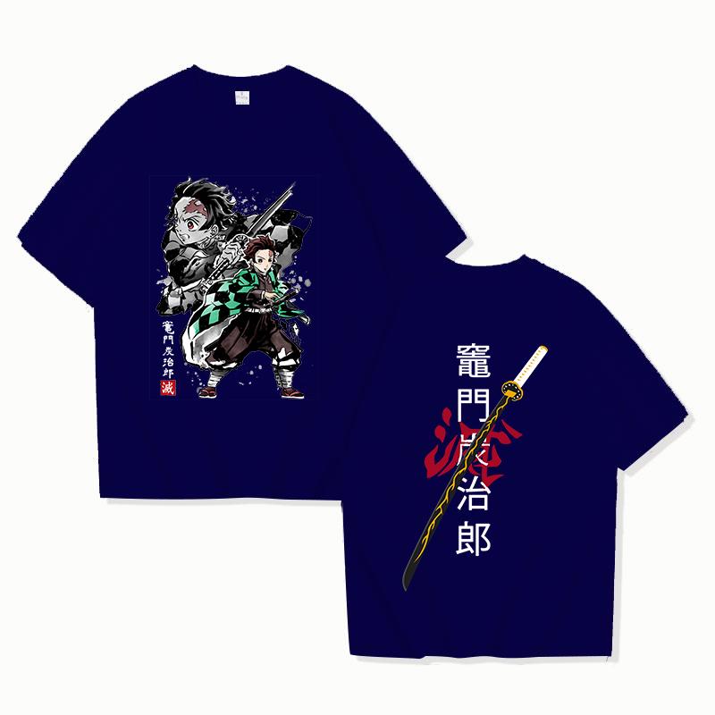 New Anime Kamado Tanjirou Printed T-Shirts Women Men Short Sleeve Funny Round Neck Tee Shirt Casual Summer Tops