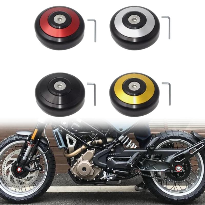 Elegante Tapa de Cubo de Rueda Delantera de Aluminio para Motocicleta Tapacubos de Rueda de Motocicleta de Precisión Instalación Rápida para Moto 30