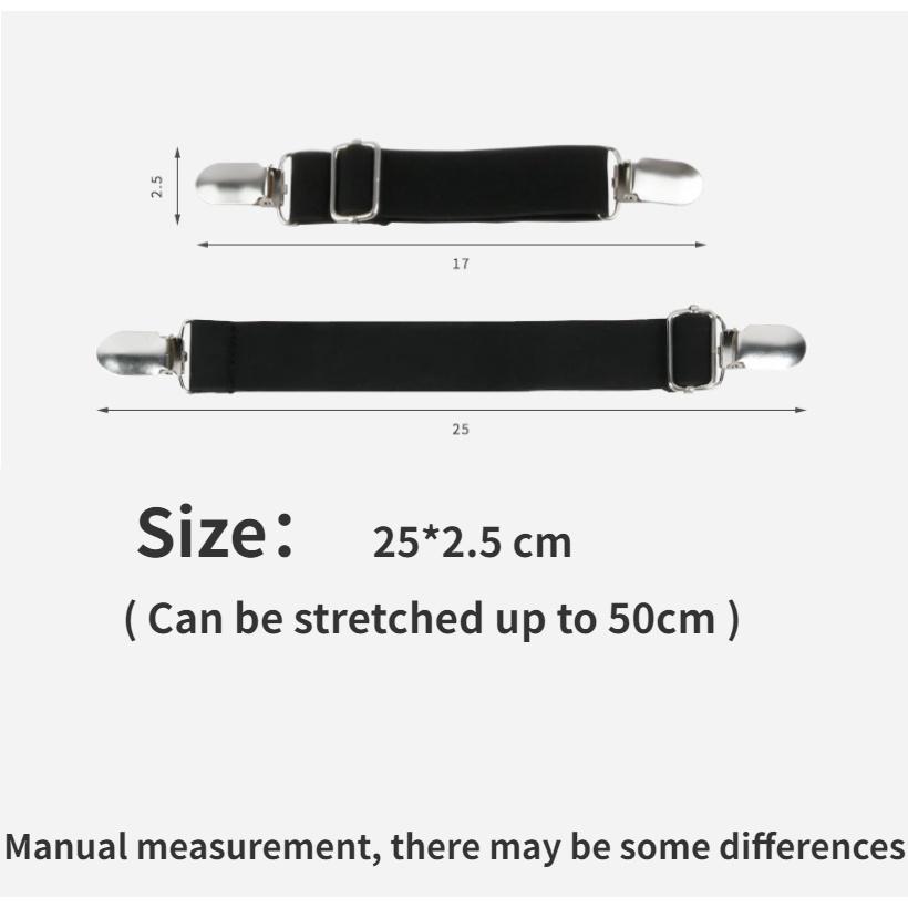Pinces à Pantalon Réfléchissantes Pour Vélo - Lot De 4 - Sécurité Nocturne - Universel Homme/Femme