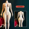 European & American Sexy Halter Bodysuit with Hollow Chest, Jacquard Net Design, & Open Crotch (Model 4156A)