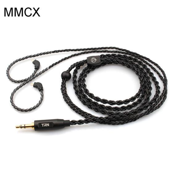 TRN 0.75mm/0.78mm/MMCX Replace Braided Wired Earphone Headphones Cable Cord Wire