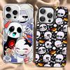 Game Undertale Phone Case For iPhone 16 15 14 13 12 11 Pro Max X XR XSMAX Matte Shockproof Back Cover