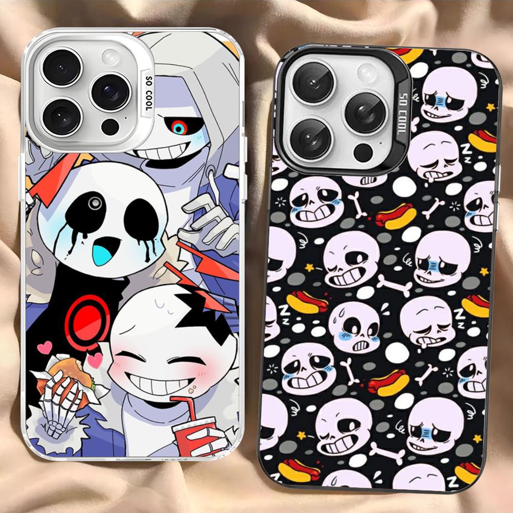 Game undertale Phone Case For iPhone 16 15 14 13 12 11 Pro Max X XR XSMAX Matte Shockproof Back Cover