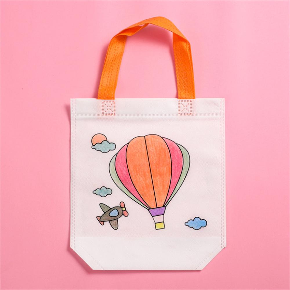 Τσάντα Γκράφιτι DIY με Μαρκαδόρο Ζωγραφικής Αποκριάτικη Τέχνη Ζώων Τσάντες Δώρων για Παιδιά Οικολογική Επαναχρησιμοποιήσιμη Μίνι Μη Υφασμένη Τσάντα Αγορών