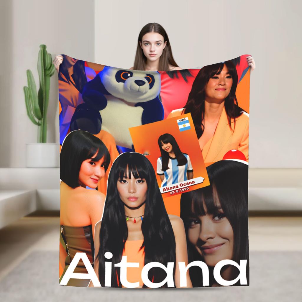 Aitanaed Sänger Decke Spanische Kunst Warme Weiche Ästhetische Plüschdecke Für Draußen Reisen Flanell Tagesdecke Bettbezug