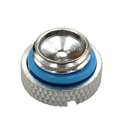 Precisions G1/4 Computer Cooling Port Cap Aluminum/Coppers Construction Secure Liquid Flows Blockage