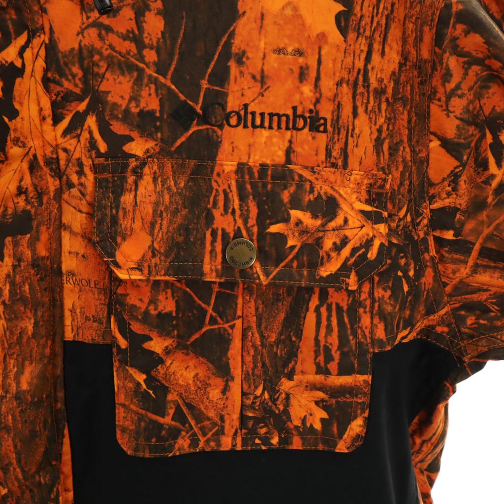 Columbia snow board Nylon jacket M Orange Outdoors Men's Used