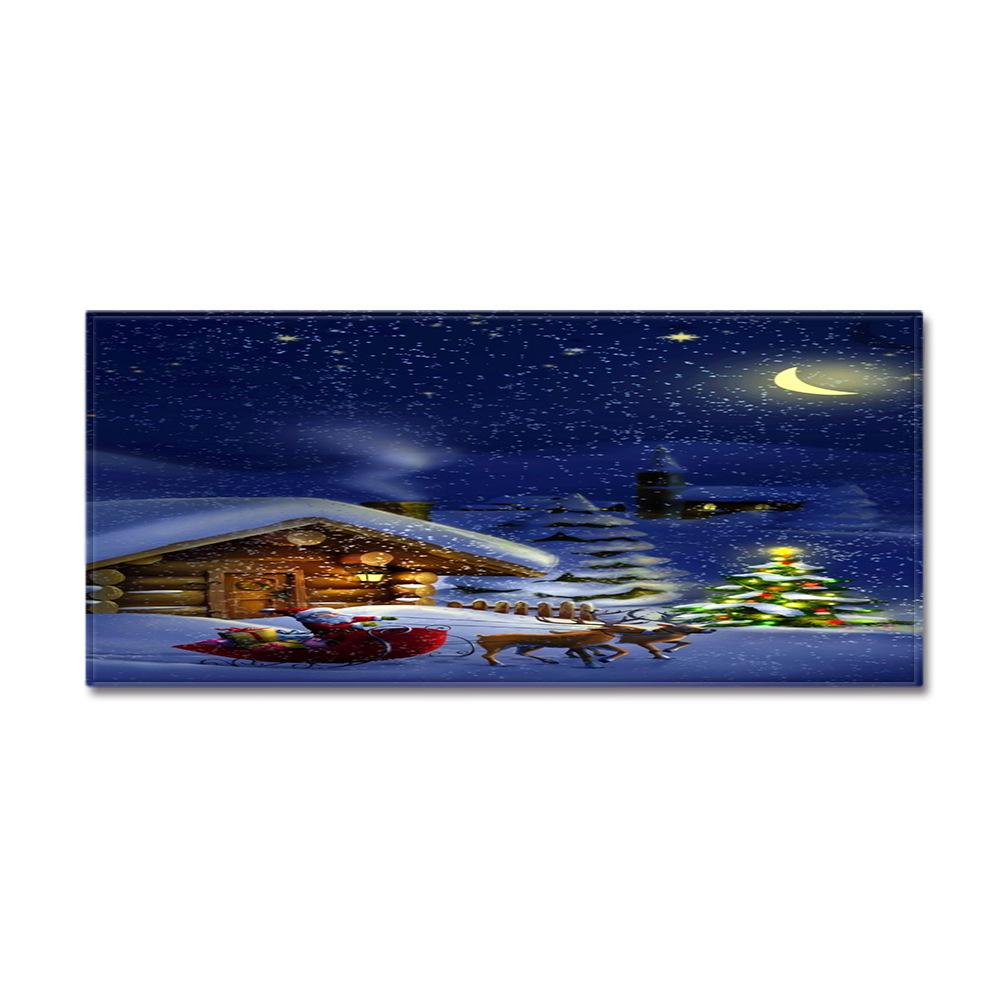 Christmas Kitchen Sand Carpet Doormat Long Floor Mat