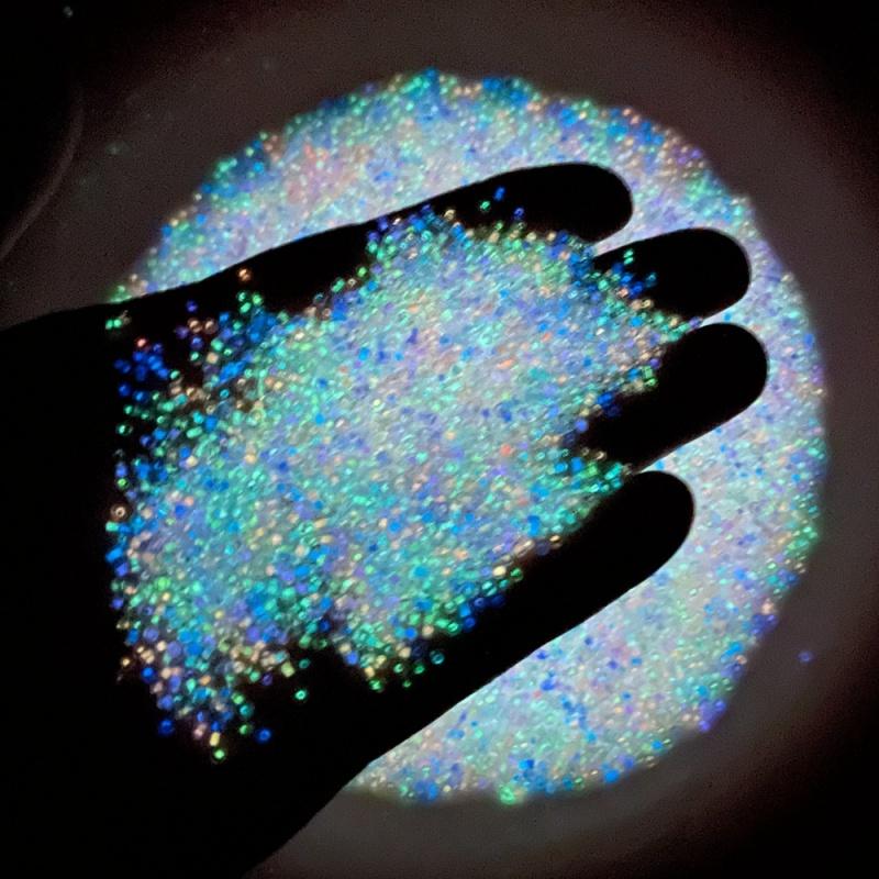 1000 sztuk Luminous Sand Glow In Dark Stone Pebble Garden Yard Outdoor Path Lawn Decoration Fish Tank Aquarium Home DIY Decor 3-5mm