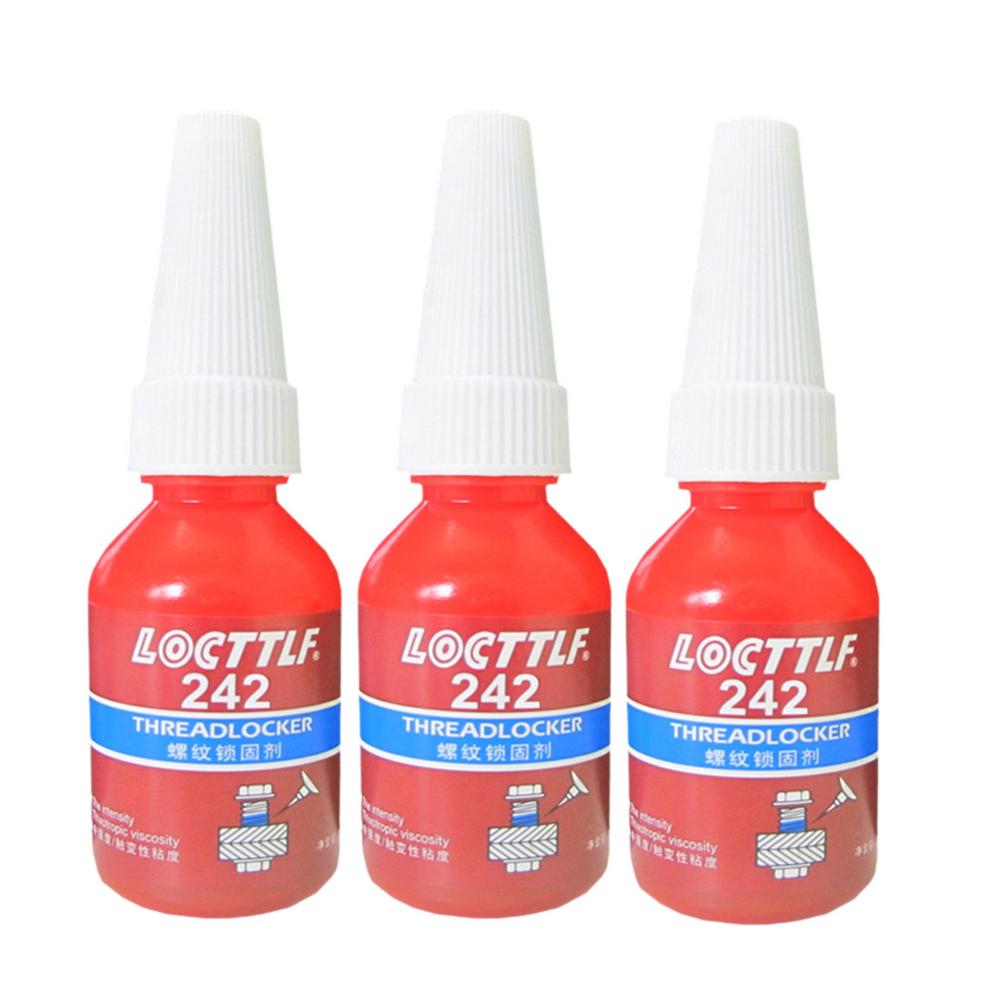 Klebstoff Schraubensicherung 10ml Schraubensicherung 242 Anaerober Klebstoff Dichtmittel Hochfest Lockerungssicher Metallgewinde