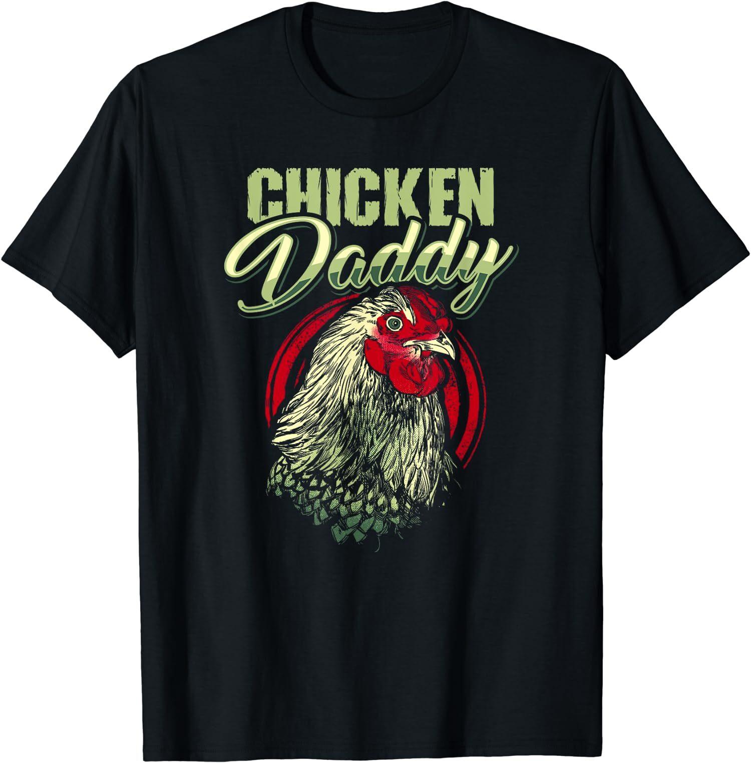 Chicken Daddy Chicken Dad Farmer Poultry Farmer T-Shirt S