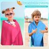 100% Cotton Velour Towels, Large Soft And Absorbent Cotton Towels, Assorted Striped Colors