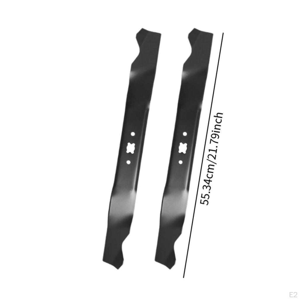 2Pcs 21inch Cutting Spare Thickness Easy to Install Center Hole Accessories Maintenance Mulching