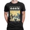 Casual O-Oasis Rock 90's Band T-Shirt Men Women Round Neck Cotton T Shirt British Music Albums Short Sleeve Tees 3XL Merchandise