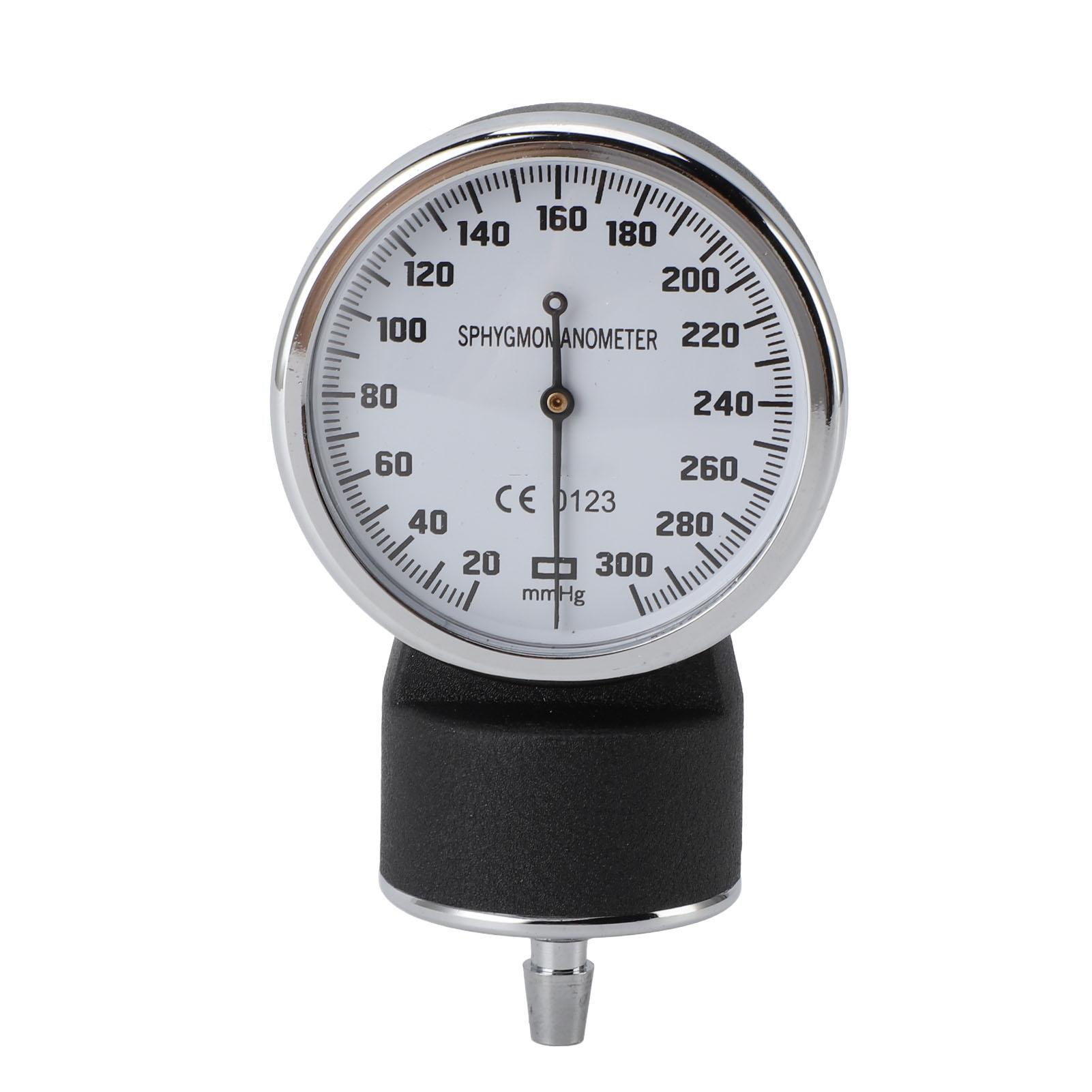 

Manual Blood Pressure Gauge for Standard Aneroid Sphygmomanometer 300mmHg Accuracy No Pin Stop