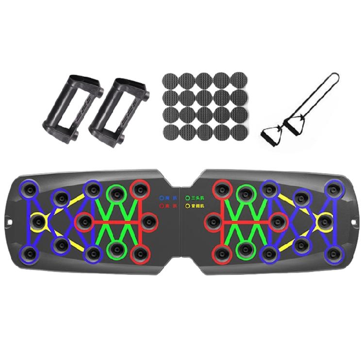 Liegestützständer Liegestützbretter Trainingsbrett mit Widerstandsband Liegestützbretter Multifunktionales Liegestützbrett Equipment