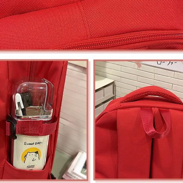 Schoolbag Wholesale Custom LOGO Student Schoolbag Training Class Simple Solid Color Travel Backpack Men's Backpack Large Capacity Backpack