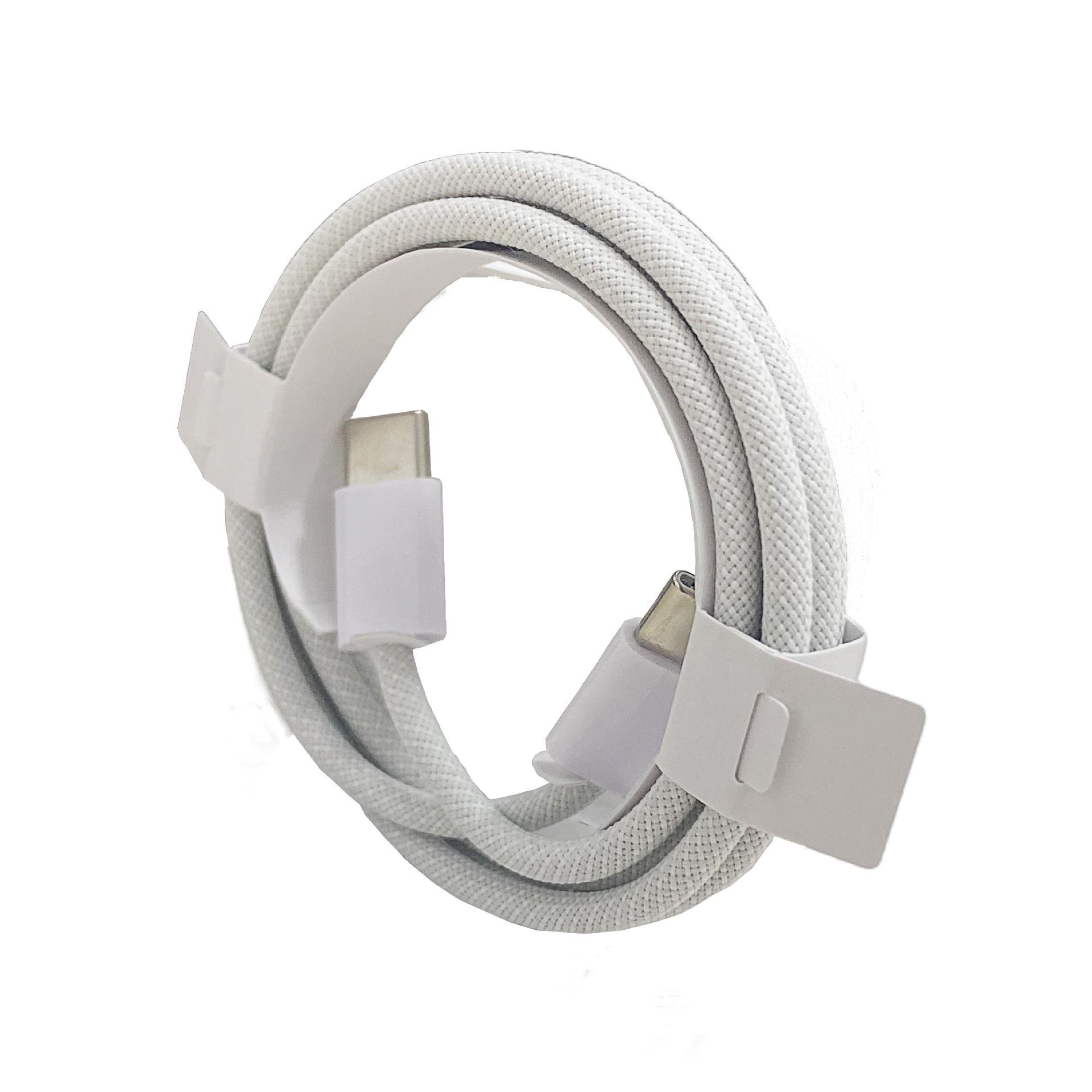 

15W PD Fast Charging Dual Head Type-C Cable for iPhone 15, iPad, and Tablets 1m Composite Copper