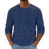 Herren Langarm Rundhals-Shirt Schmal Geschnitten Atmungsaktiv Lässiges Basisschicht-Oberteil für den Alltag