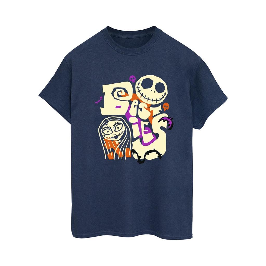 The Nightmare Before Christmas Womens/Ladies Besties Cotton Boyfriend T-Shirt