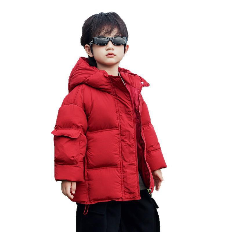 2026 Autumn/Winter Hooded Toddler Down Jacket - Three-Proof, Heat-Storing, Warm Coat for Babies