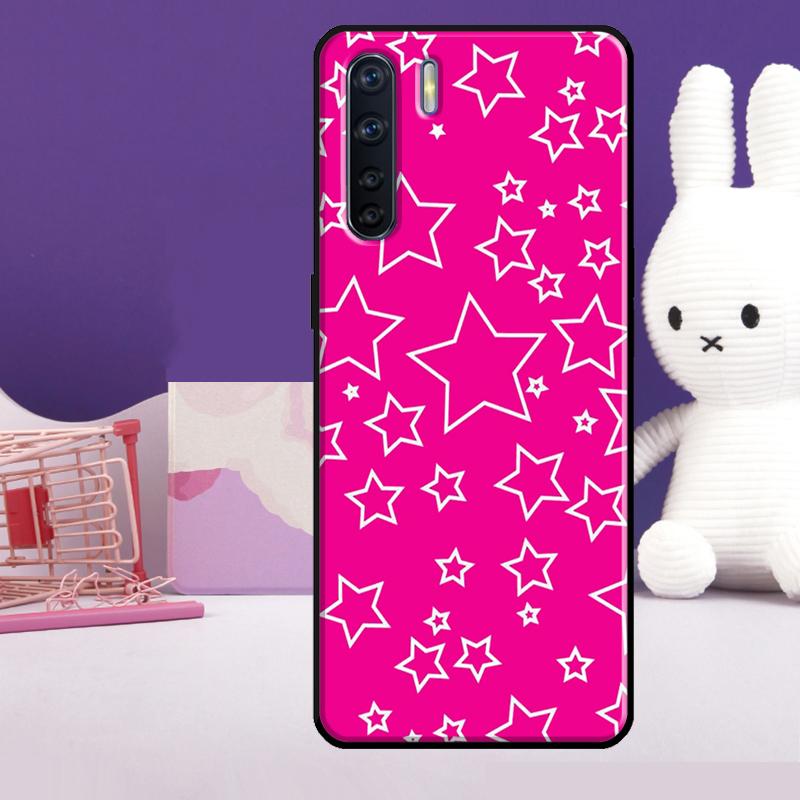 Bright Stars Art Case For Oppo A54 A74 A94 A80 A60 A40 A18 A38 A58 A78 A98 A96 A76 A16 A15 A17 A57 A77 A5 Pro