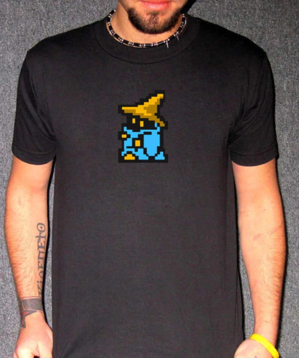 Final Fantasy Wizard T-Shirt – Retro RPG & Classic Gaming Tribute Tee M