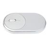 2.4Ghz Wireless Mouse Chargeable Bluetooth Optical USB Plugin Notebook Office Accessories(Silver Gray )