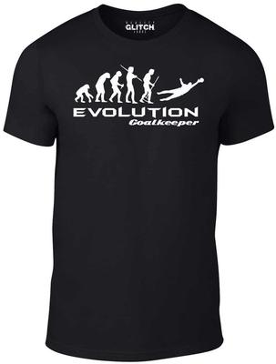Evolution of Goalkeeper T Shirt - Funny T-shirt Football Goals Retro Keeper Goal