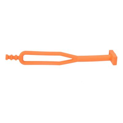 Borracha do Descanso Lateral Cinta de Bateria Acessório de Montagem para Motocicleta Serve para HUSQVARNA 14 19(laranja)