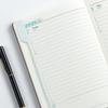 Wear-resistant A5 Daily Planner Notebook Task Priority Year Planner Notepad  Agenda Planning