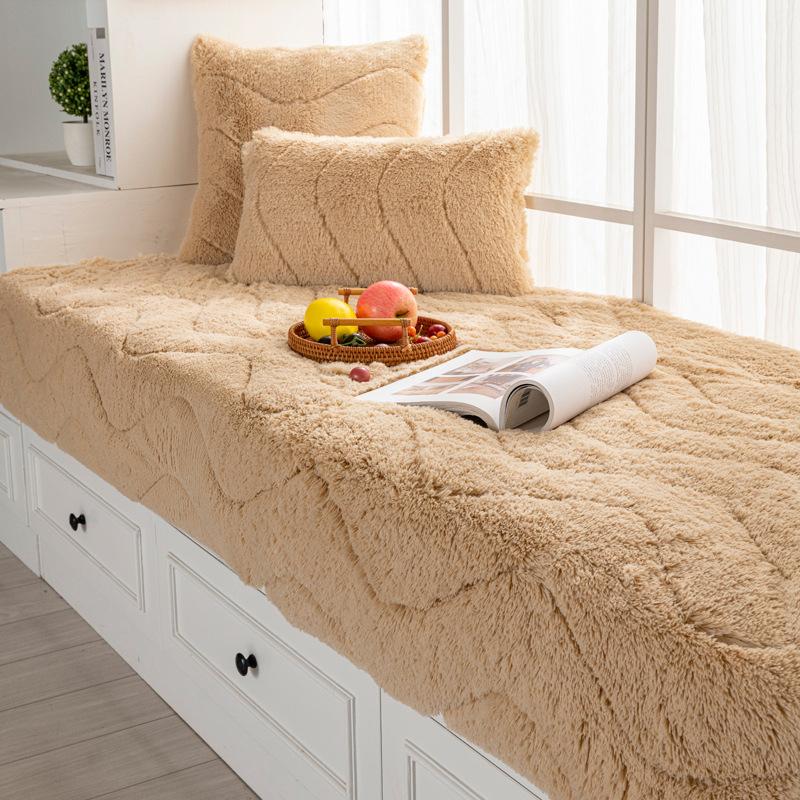 Master Bedroom Window Cushion Ledge Cushion Four Seasons Universal Bay Window Blanket Bedroom Balcony Tatami Mat Plush Thickened