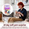 Knitting Yarn Advent Countdown Calendar 24 Days Countdown To Christmas Wool Knitting Yarn Kit Holiday Creative Projects Supplies
