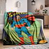 1pc Superhero Flannel Throw Blanket Lightweight Soft Warm All Season Blanket for Sofa, Bed, Travel, Camping L1024175