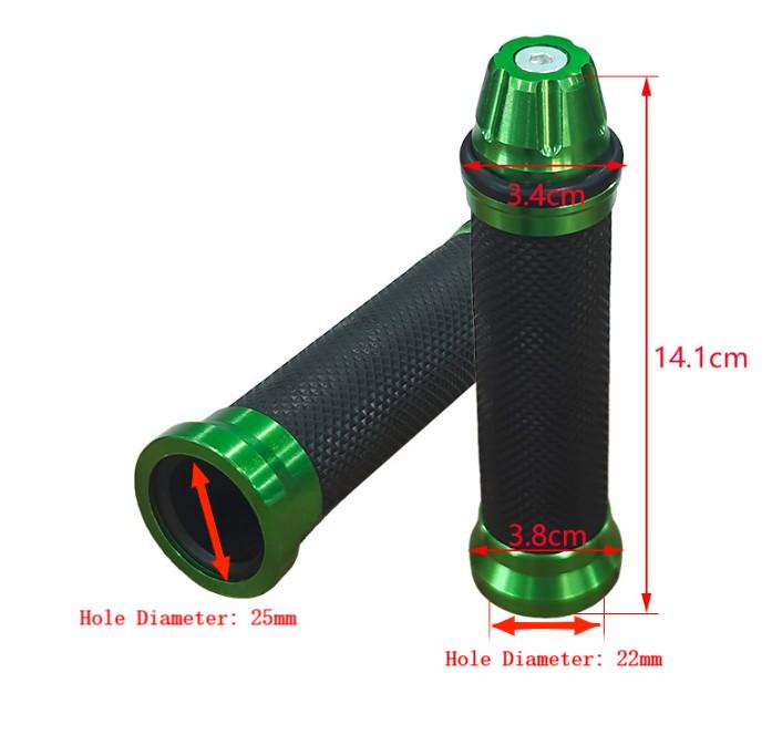 General Motorcycle CNC Aluminum Alloy Throttle Grip Handlebar Cover 22mm 25mm Anti-Slip Motorcycle Grips Hand Handlebar Bar Grip