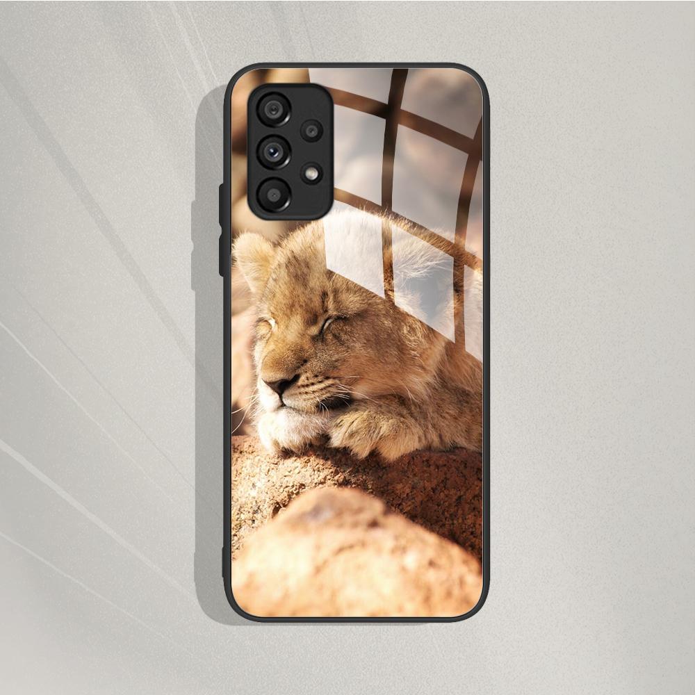 Case For Samsung Galaxy A72 Painted Tempered Glass Phone Cover For Samsung A72 A 72 5G A726B A725F Cases Silicone Bumper Coque
