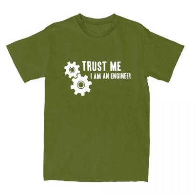 Vertrau mir, ich bin ein Ingenieur T-Shirt Sommer lustiges Zitat Y2K lässige T-Shirts trendiges cooles T-Shirt für Männer kurzärmelige Kleidung