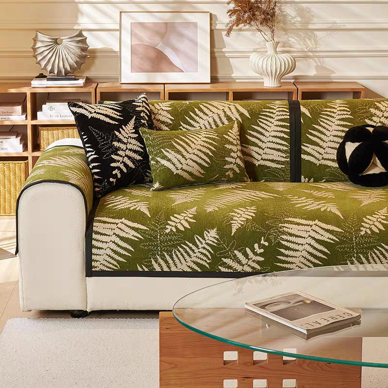 Sofa Cushion Light Luxury Chenille Four-season Universal Seat Cushion High-end Simple Non-slip Sofa Towel