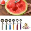 Stainless Steel Ice Cream Ball Scoop Multipropose Ice Cream Scoop Rust-proof Ice Cream Digger for Cookie Ice Cream
