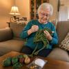 Adorable DIY Hand Crochet Hat Kit Warm Dragon Wolf Frog Hat  for Adults Teens Seniors