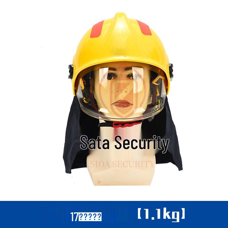 Unified Fire Rescue Safety Helmet: Fire-Resistant, Anti-Smash Emergency Equipment for Disaster Relief - 17 Models