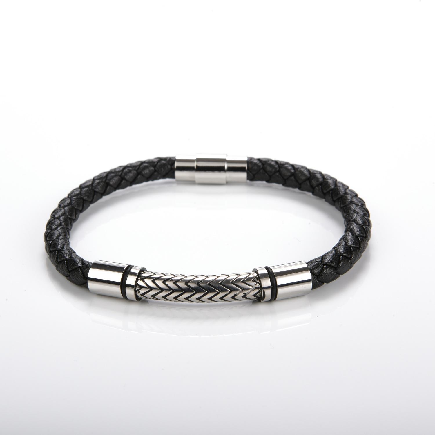 New Bracelet, Men s Fashion Woven Leather Rope Bracelet, Bracelet, Leather Bracelet