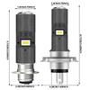6000Lumen P15D H4 Motorcycle LED Spot Light Aluminum Alloy Lens Headlight Scooter Motorbike Bulb Dual Color DRL Hi/Lo Beam Light
