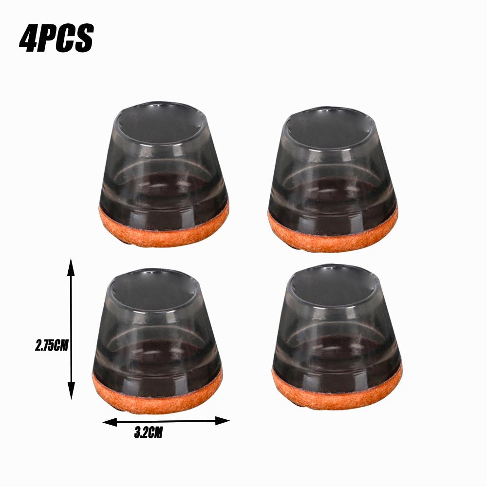 1/4 tk Toolijalg Kummist jalakatted Kaitsepadjad Libisemisvastased Mööbli Lauakatted Sisekodu jaoks Välisõue Aiakontor