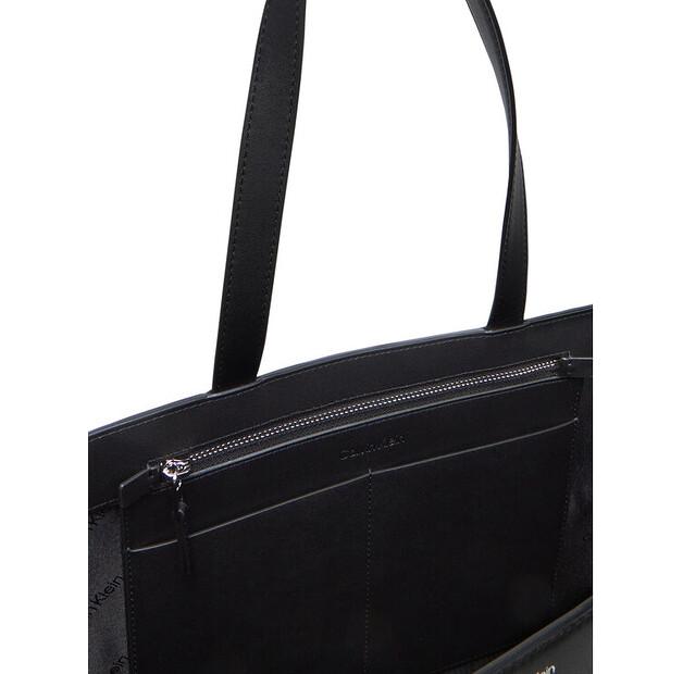 Handbag Calvin Klein Ck Mixmedia Medium Shopper K60K613011 Black