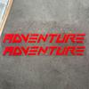 KTM Adventure Motorcycle Fuel Tank Modification Stickers - Personalized Decals