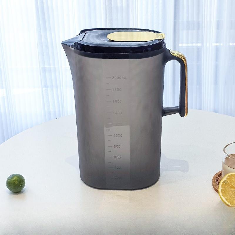 Cold Water Pitcher with Scale, Kitchen Baking, Household PP Thickened Large Capacity Measuring Cup, Plastic Cup, Cold Water Pitcher