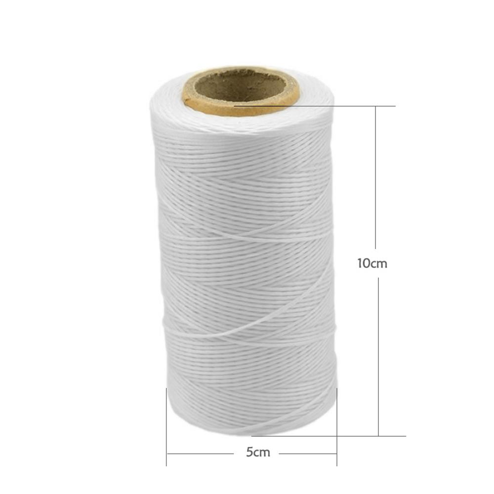 260m Premium Waxed Polyester Thread for Leather Craft, Bookbinding & Shoe Repair - Multipurpose DIY Stitching Cord