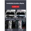For Dodge Challenger Car Door Seal Strip Rubber Double Layer Sealing Protector Soundproof Seal Dustproof Seal Strip 12PCS