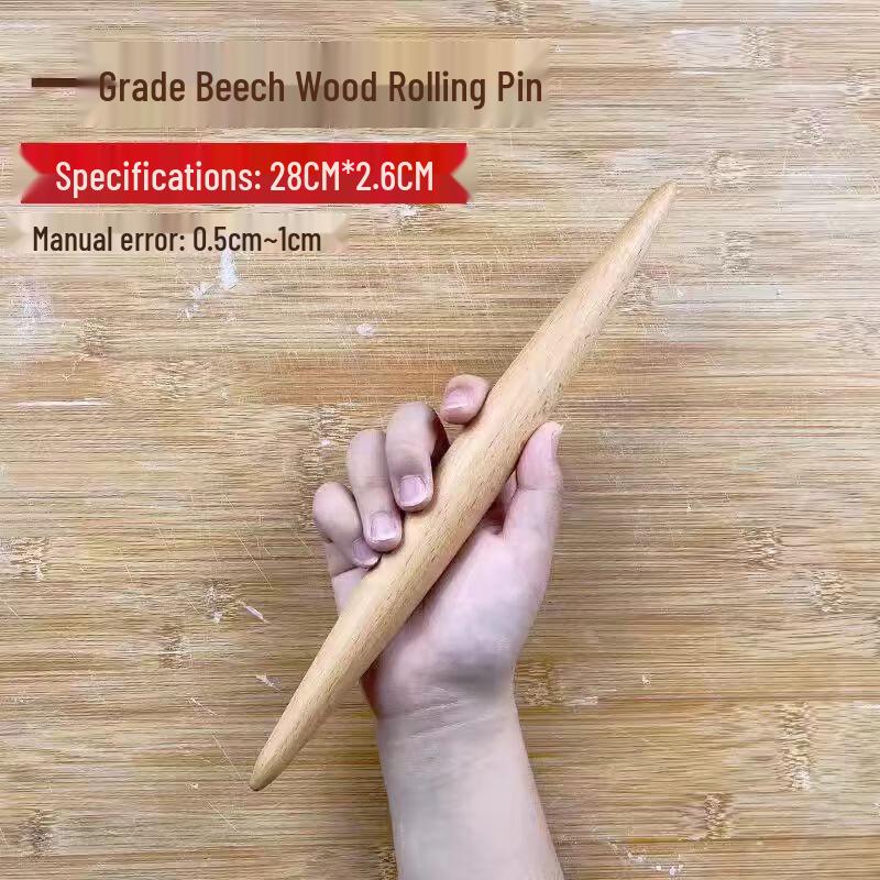 

Zhao Ran Pointed Beech Wood Rolling Pins (Set of 2)